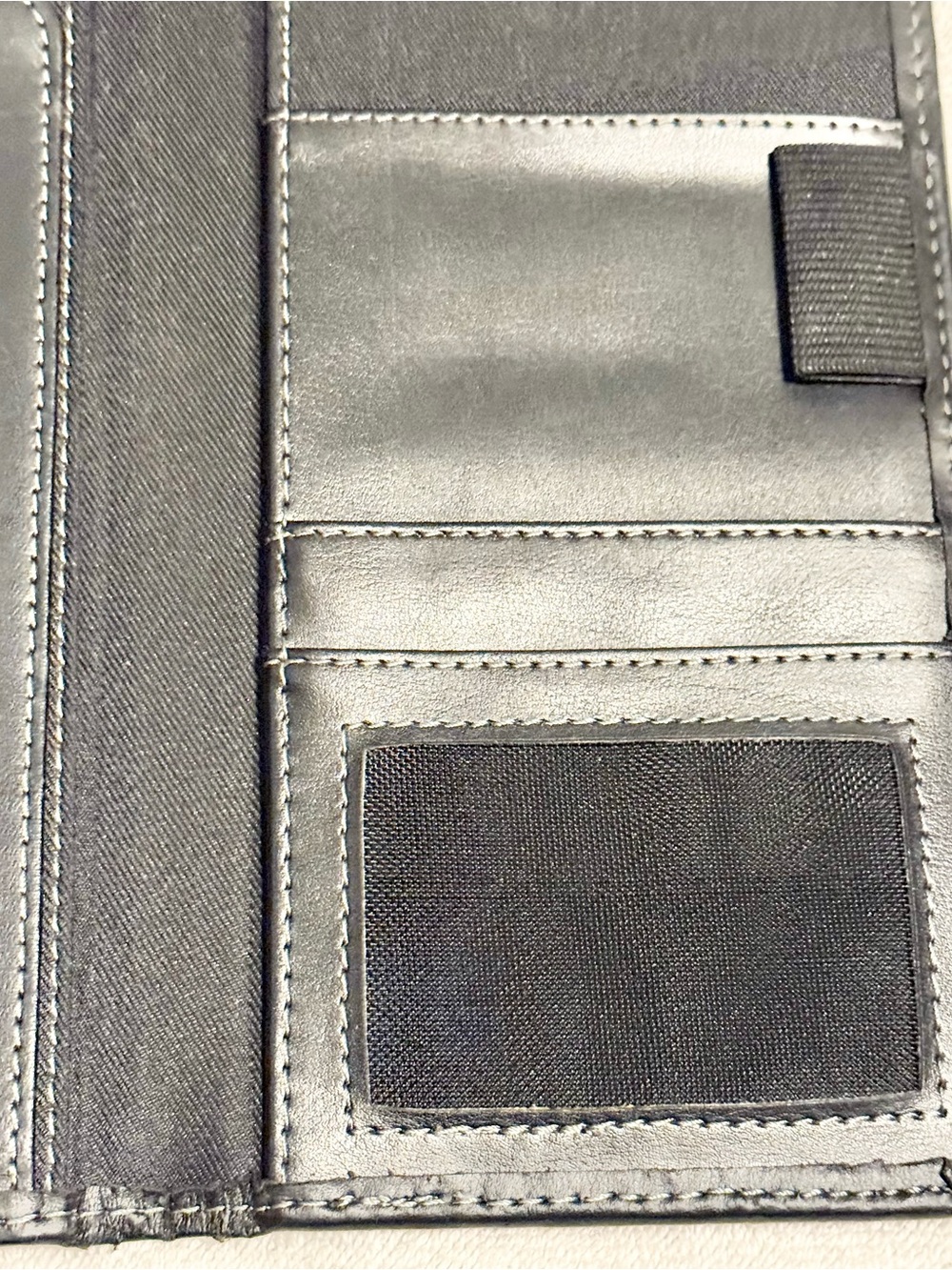Vintage RH Donnelley Long Wallet / Checkbook Cover – Black - Picture 7 of 10